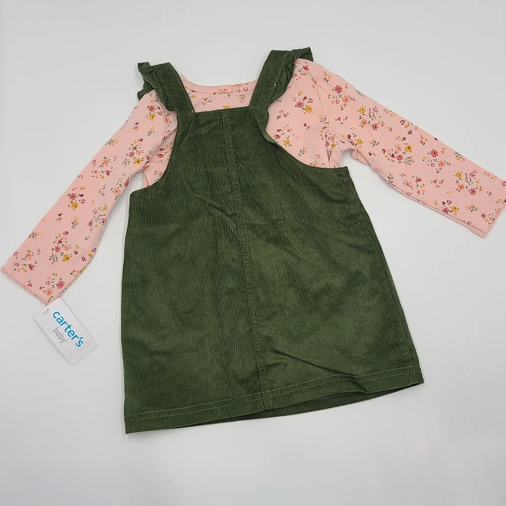 NEW Carter's corduroy jumper set size 18 months